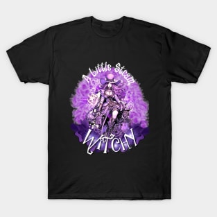 Little Steampunk Witchy- Purple Vintage T-Shirt